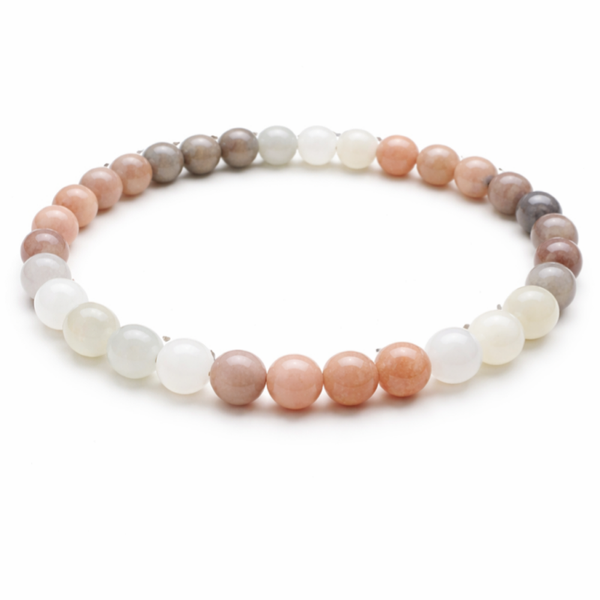Maansteen Mix armband rond