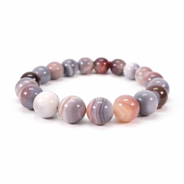 Botswana Agaat AA 10mm (armband, kogel)