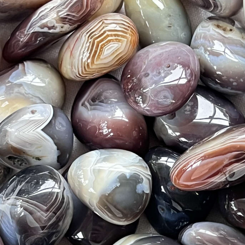 Agaat Botswana Helder Kristal