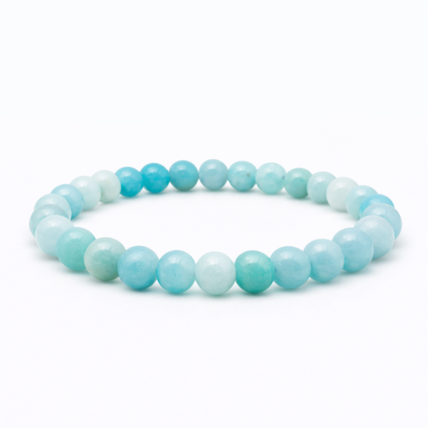 Amazoniet A Brasil 8mm (armband, kogel)