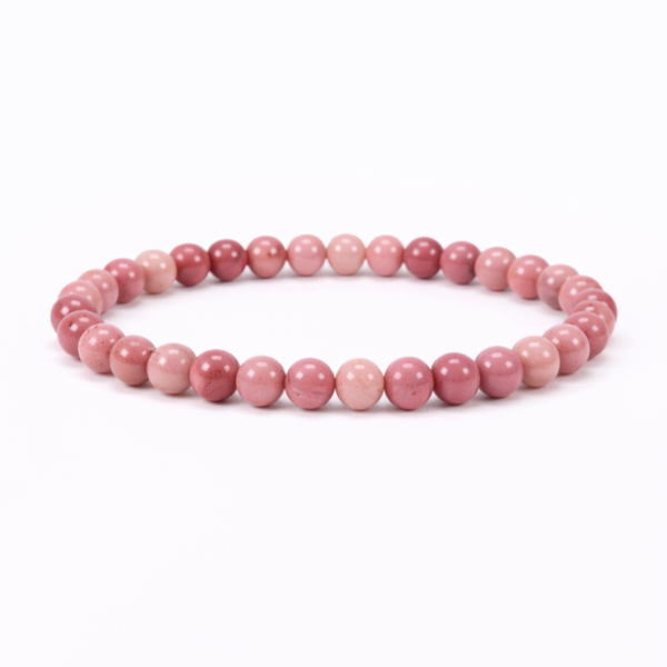 Rhodoniet Australië 6mm (armband, kogel)