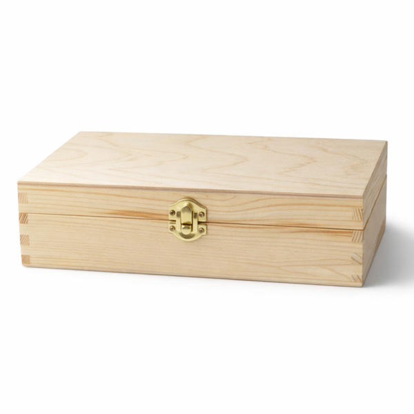 Houten verzamelkist voor edelstenen (stel jouw eigen collectie samen)