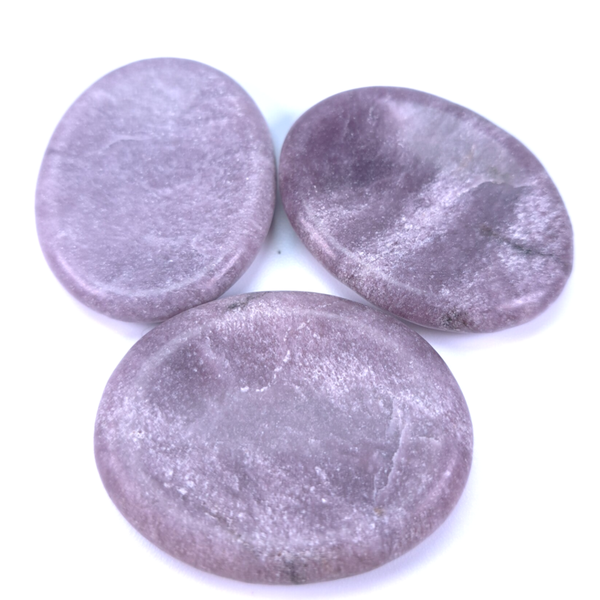 Lepidoliet Duimsteen | Worry stone | Stress steen