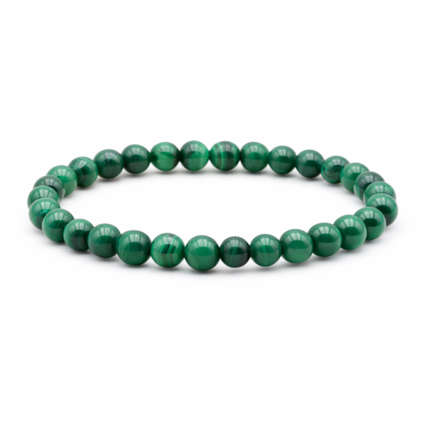 Malachiet 6mm (armband, kogel)