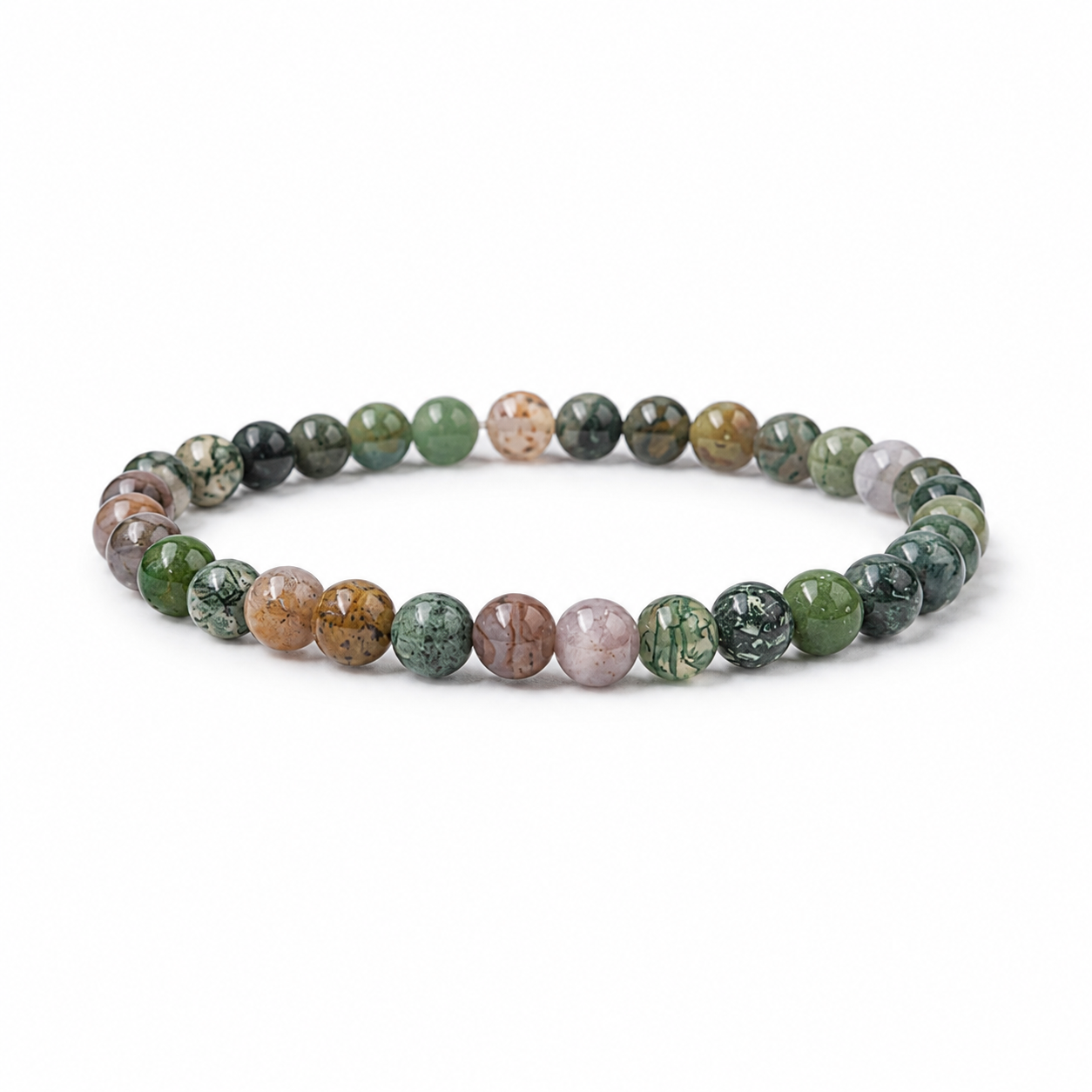 India Agaat armband 6 mm