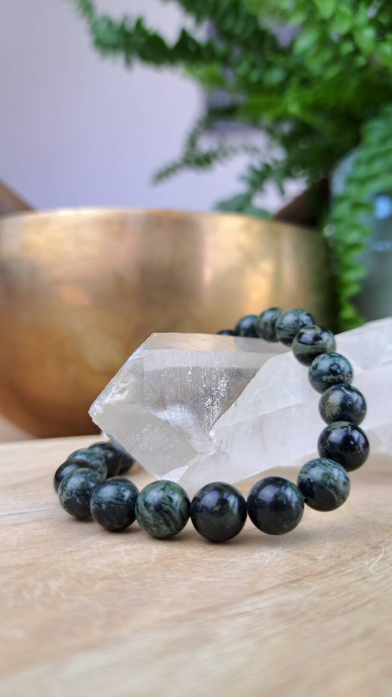 Kambaba Jaspis 6mm (armband, kogel)