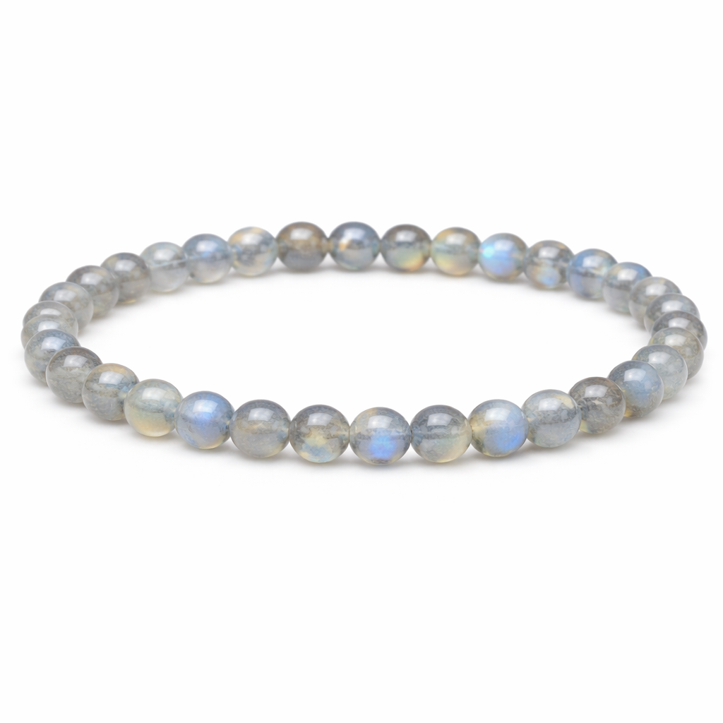 Labradoriet AA 6mm (armband, kogel)