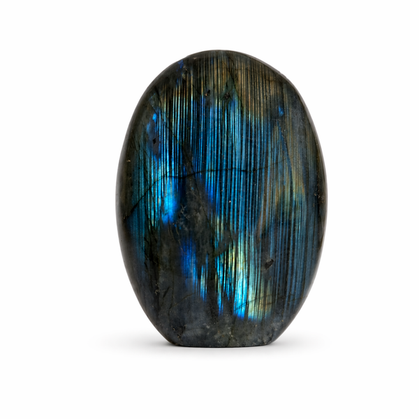 Labradoriet cut base ovaal