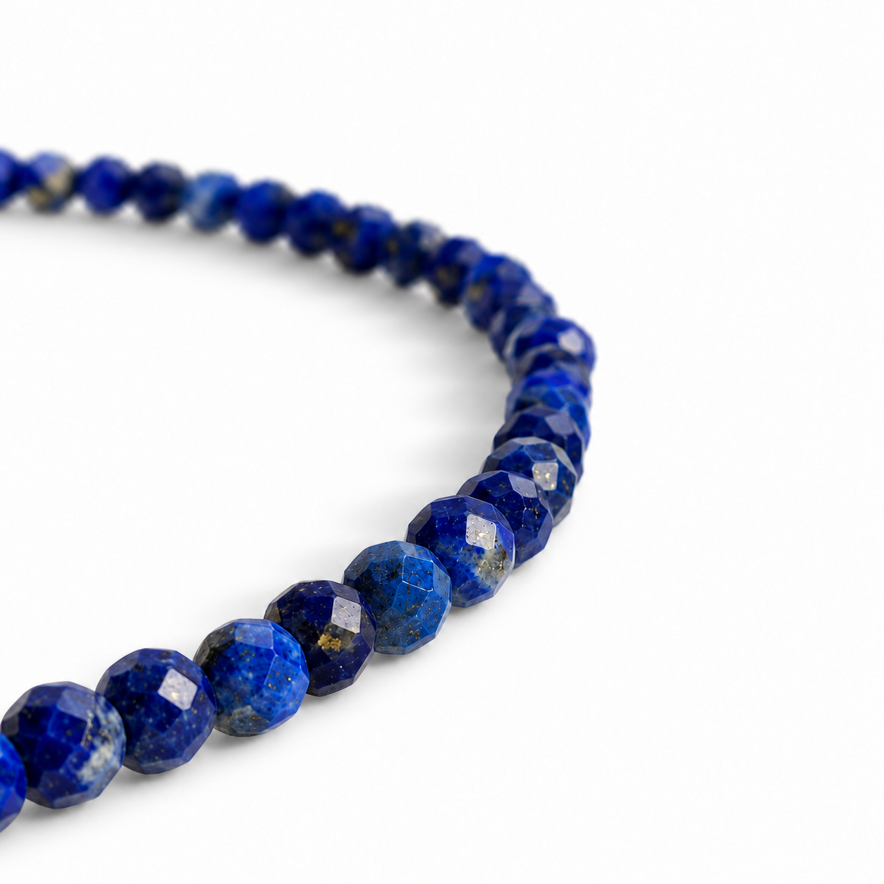 Lapis Lazuli ketting facet 4 mm | 45 cm