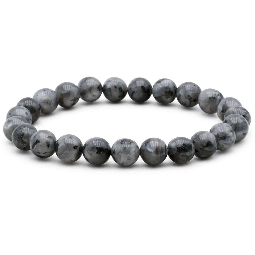 Larvikiet 8mm (armband, kogel)