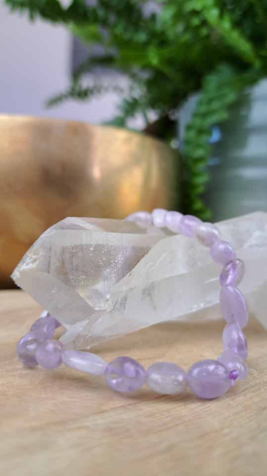 Amethist (Lavendel) 6-8mm (armband, trommelsteentjes)