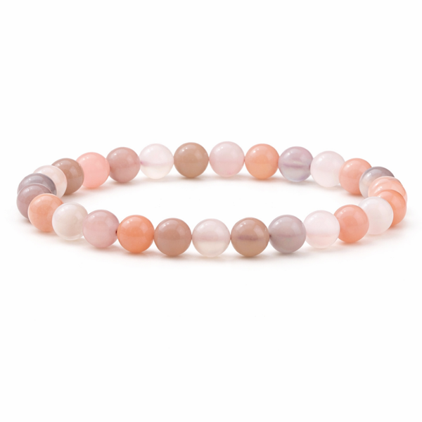 Maansteen mix armband 6 mm