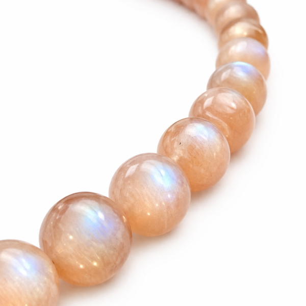 Roze Maansteen ketting