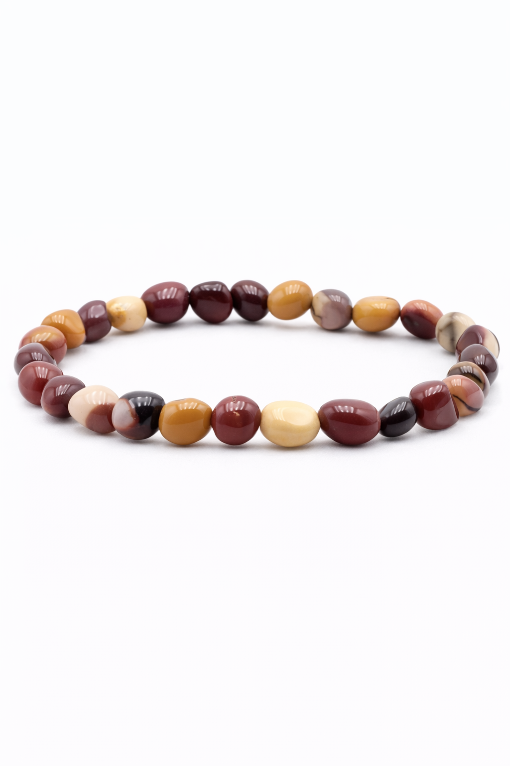 Mookaiet Jaspis 6-8mm (armband, trommelsteentjes)