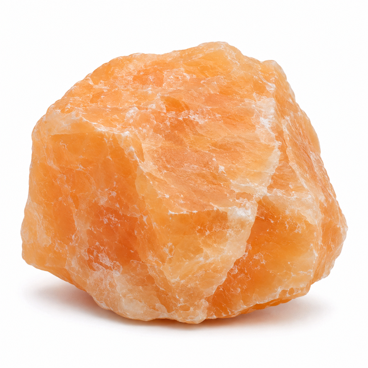 oranje calciet ruw armband