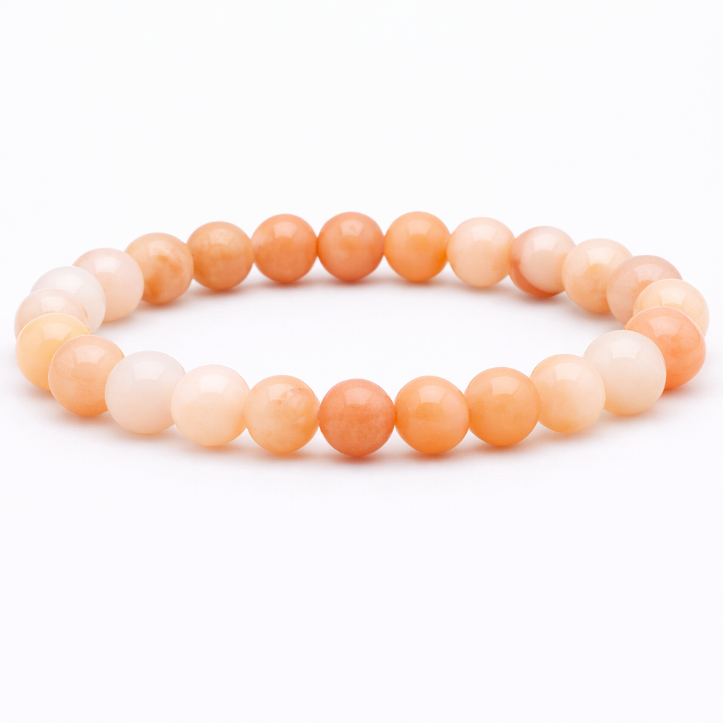 Perzik Aventurijn 8mm (armband, kogel)