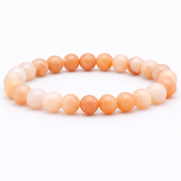 Perzik Aventurijn 8mm (armband, kogel)