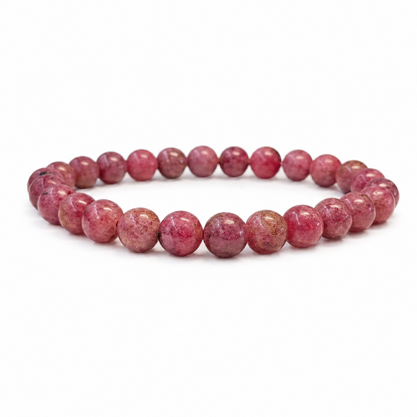 Rhodoniet armband 8 mm