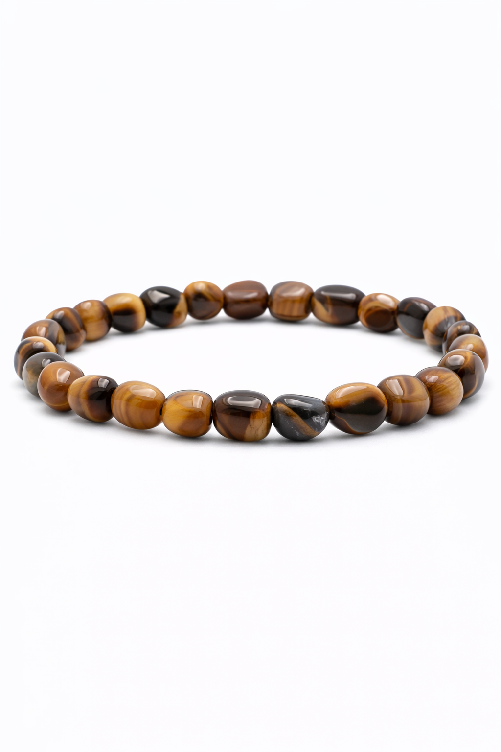 Tijgeroog 6-8mm (armband, trommelsteentjes)