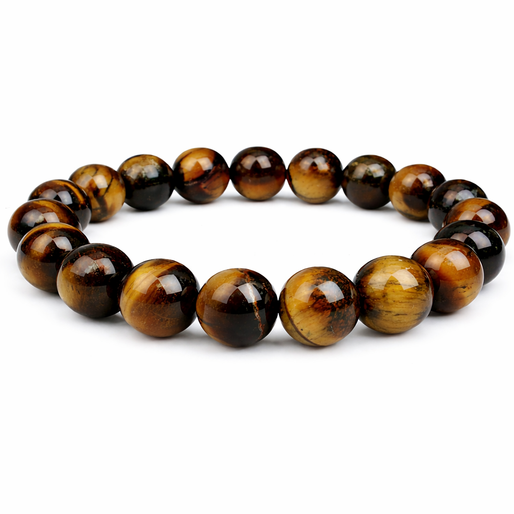 Tijgeroog 8mm (armband, kogel)