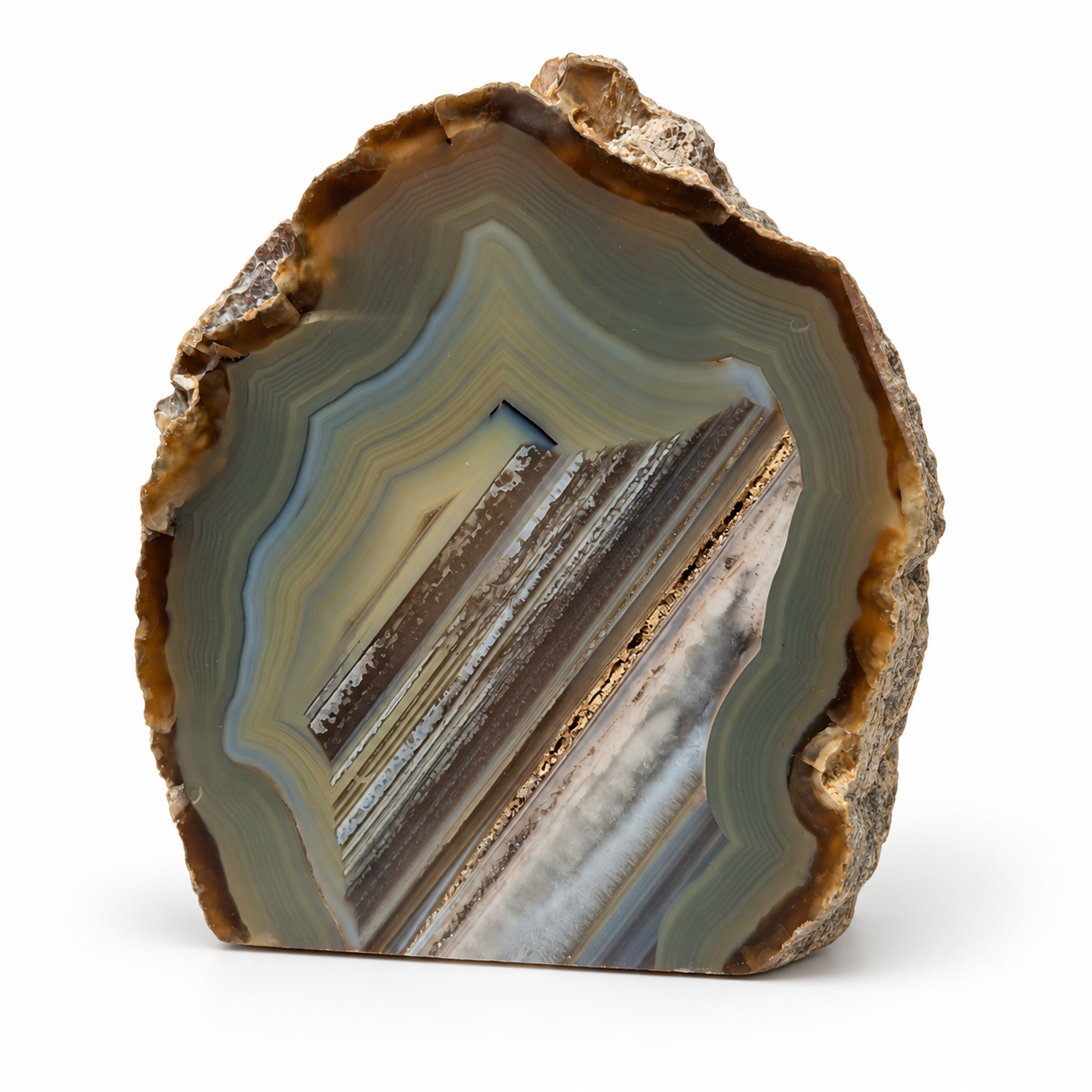 Agaat waxinelichthouder nr. 3 | 667 gr.