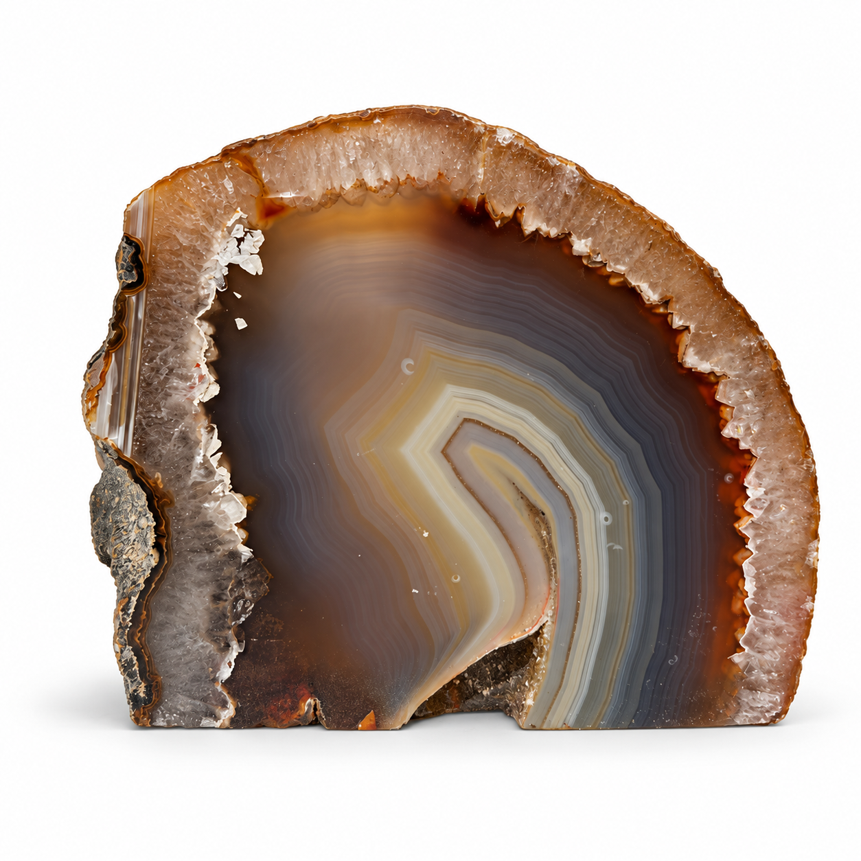 Agaat waxinelichthouder nr. 4 | 1040 gr.