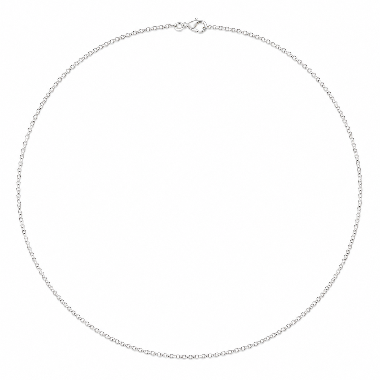 Zilveren ketting 925 Sterling - 60 cm