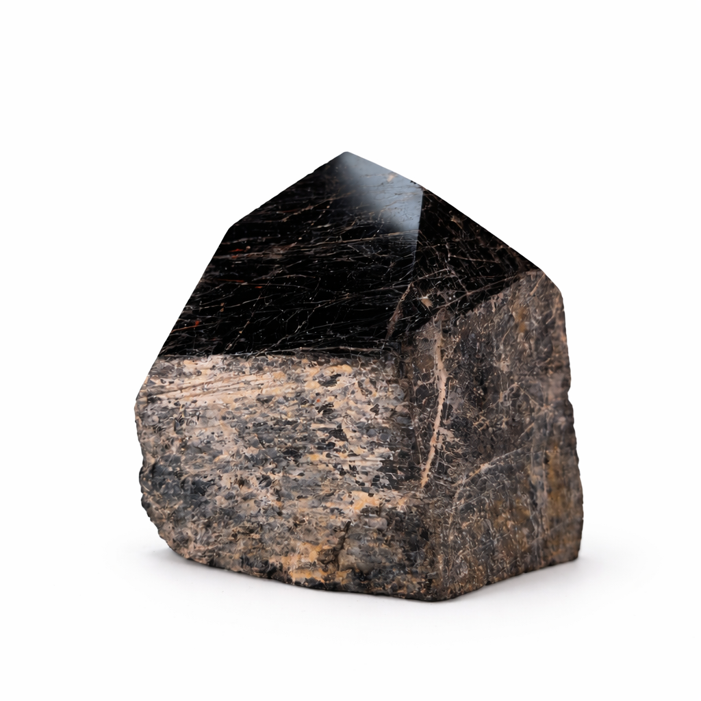 Zwarte Toermalijn punt 006