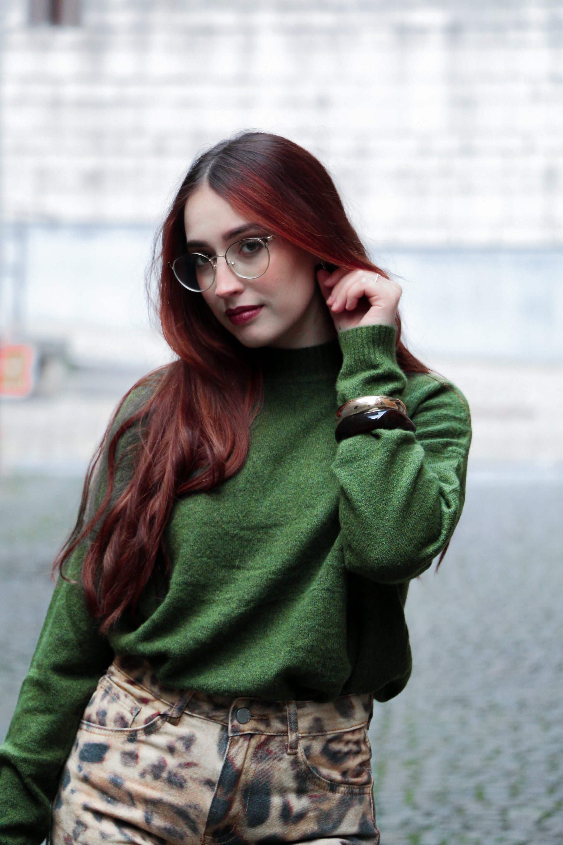 Pull Ines vert