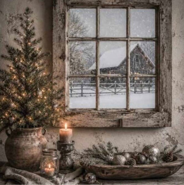 Vierkante kaart kerst nr 7