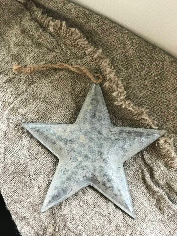 Zinken ster met jutte touw