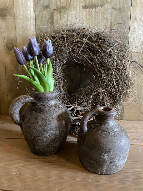 Bruin gemêleerd mini kruikje