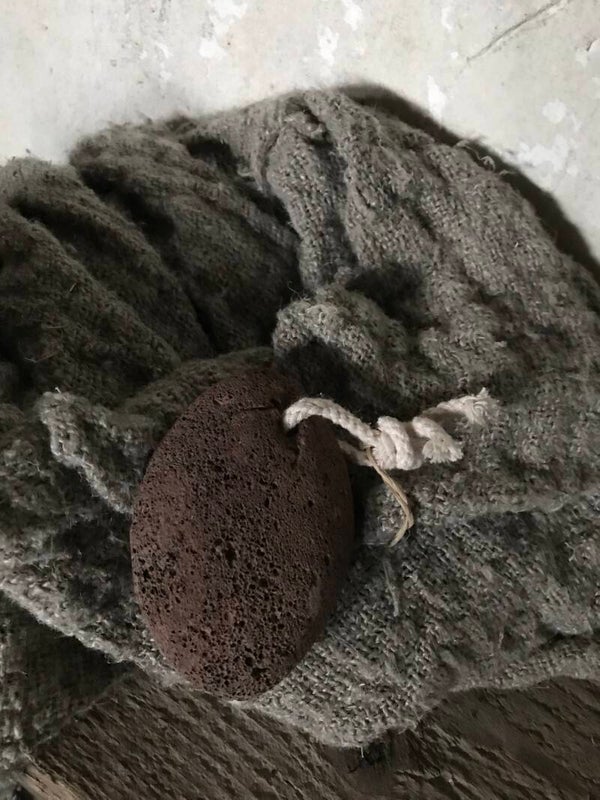 Lava scrub pluimsteen met koord