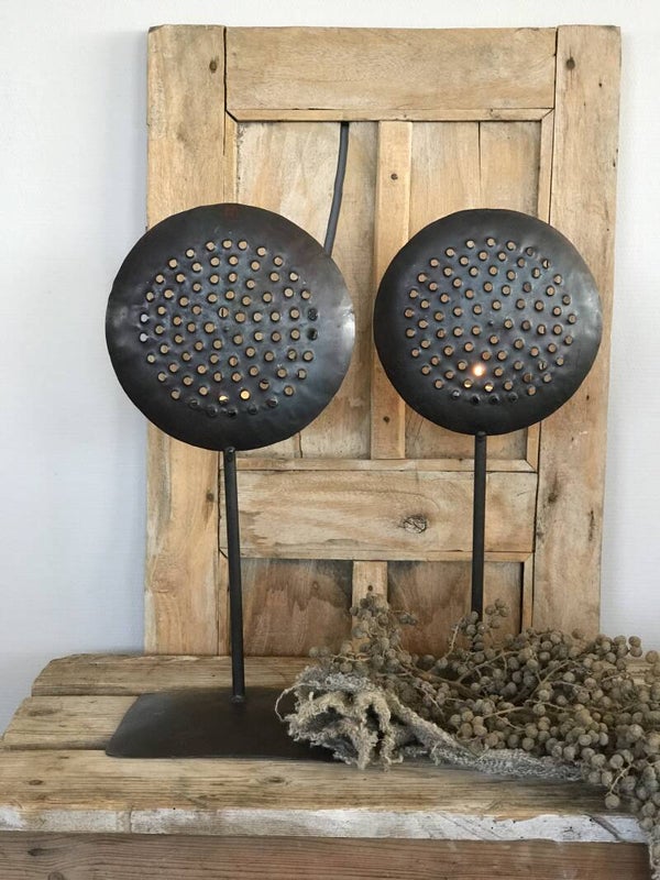 Metalen candle spoon