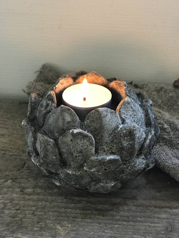 Artisjok waxine/kaars houder