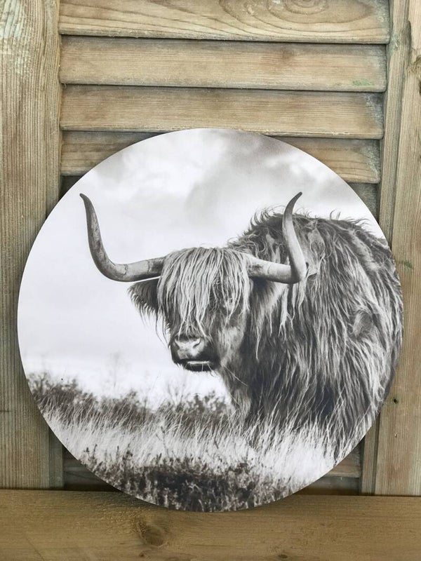 Muurcirkel Schotse hooglander (Kopie)