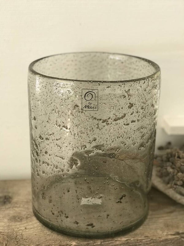 Bubble glas waxine, 23 cm