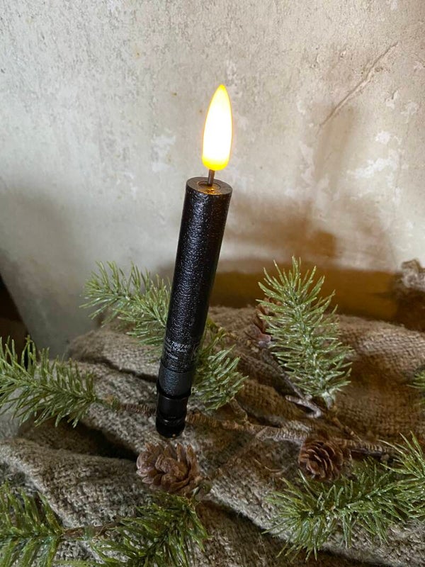 Set van vijf Ouderwetse kerstboom ledkaarsjes met afstandsbediening