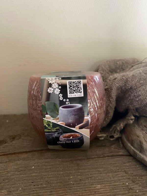 Roestbruin aroma bowl, amber