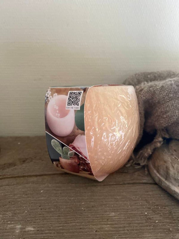 Licht roze aroma bowl, rose