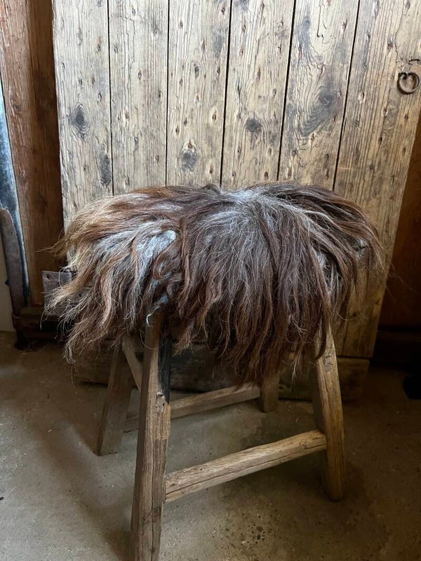 Deco vachtje gemêleerd bruin nr 1