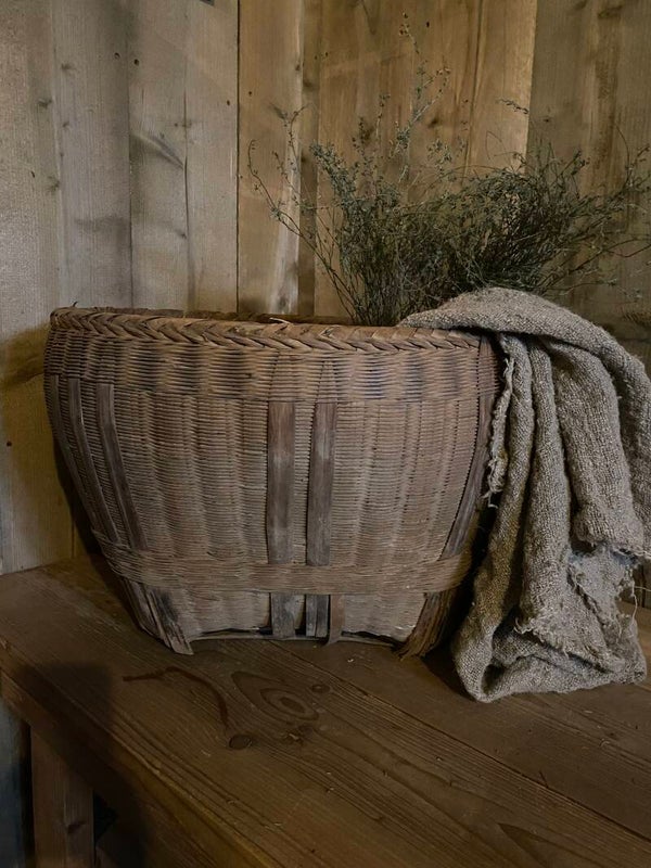 Oude Chinese rieten mand nr 3