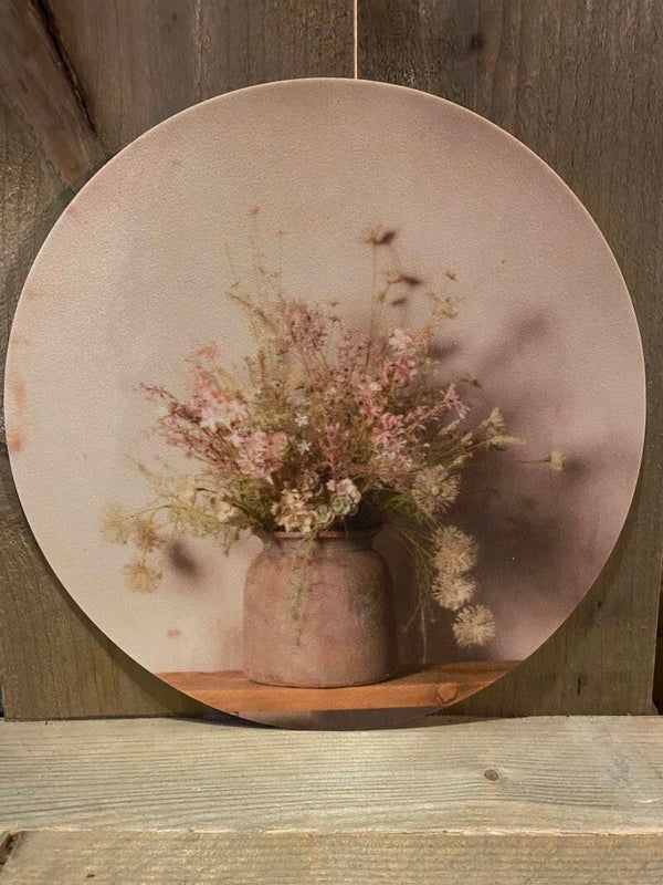 Pannenonderzetter bloemen