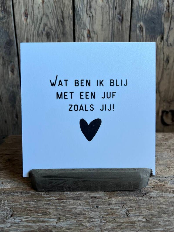 Tegeltje forex juf