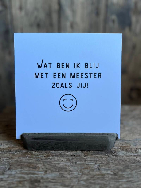Tegeltje forex meester