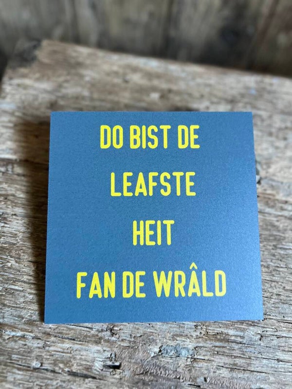 Tegeltje forex de leafste heit