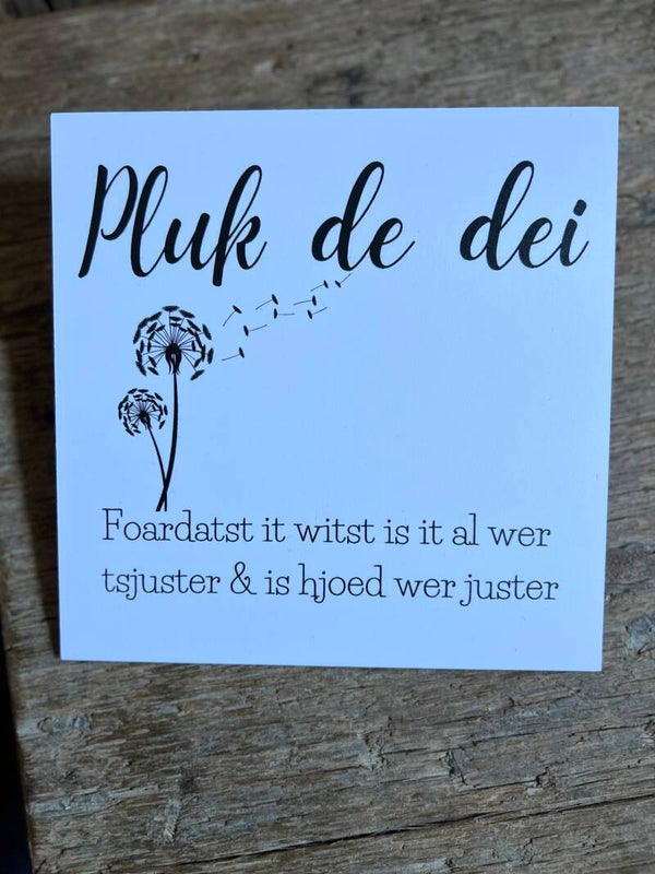 Tegeltje pluk de dei