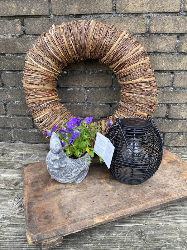 Solarlamp Eliya maat S zwart