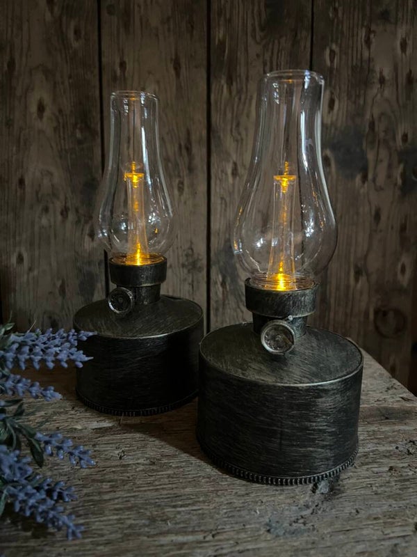 Solar koperkleurige olielamp