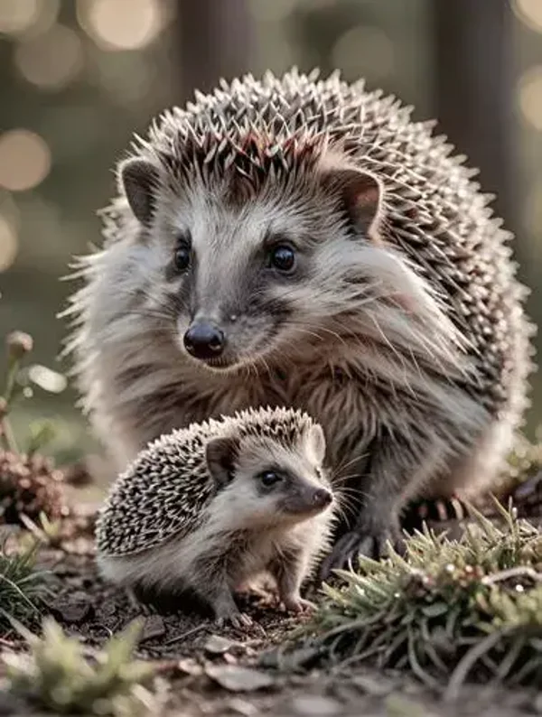 Tuinposter egeltjes